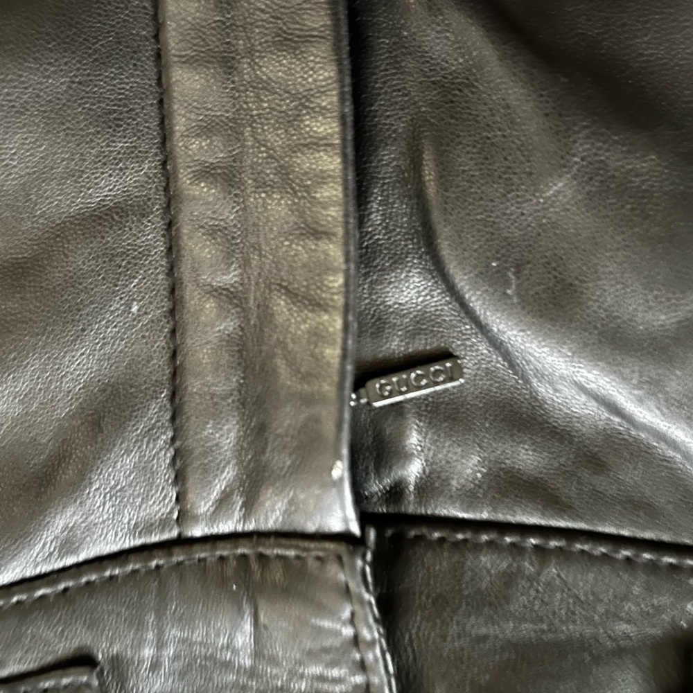 Gucci Dark Leather pants
